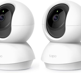 TP-Link Tapo Pan/Tilt Wi-Fi Camera, 1080P, Motion Detection, Night Vision, SD Card Slot, Voice Control, No hub required (Tapo C200) | AU Version |