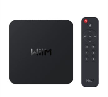 WiiM Pro AirPlay 2 Receiver, Chromecast audio, WiFi Multiroom Streamer, works with Alexa, Siri and Google assistant, Stream Hi-Res Audio from Spotify, Amazon Music, TIDAL and more