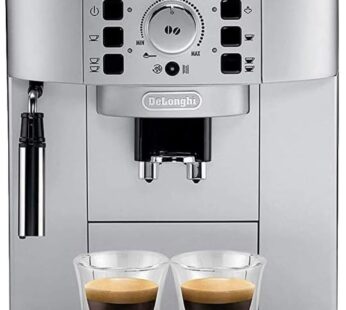 De’Longhi Magnifica Start ECAM220.31.SB, Automatic Coffee Machine with Traditional Milk Frother, Bean to Cup Espresso Machine with 4 One-Touch Recipes, Soft-Touch Control Panel, 1450W, Silver/Black