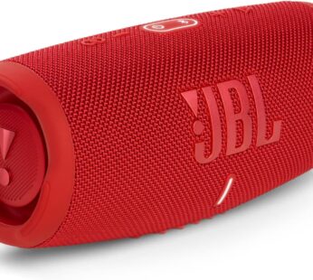 JBL Charge 5 – Portable Bluetooth Speaker with Deep Bass, IP67 Waterproof and Dustproof, 20 Hours of Playtime, in Black