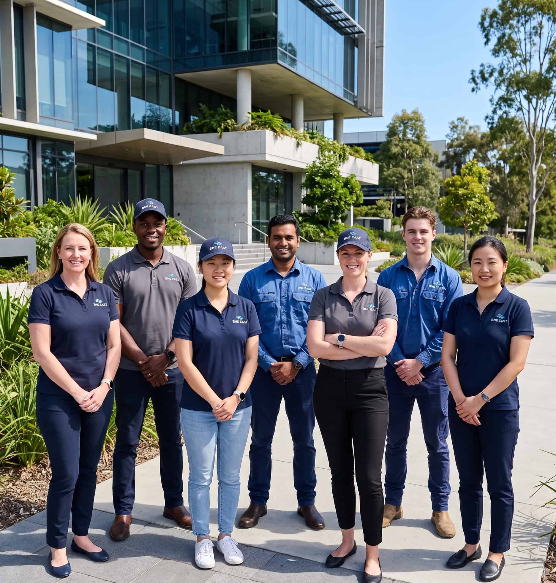 Branded polos for a Brisbane east business