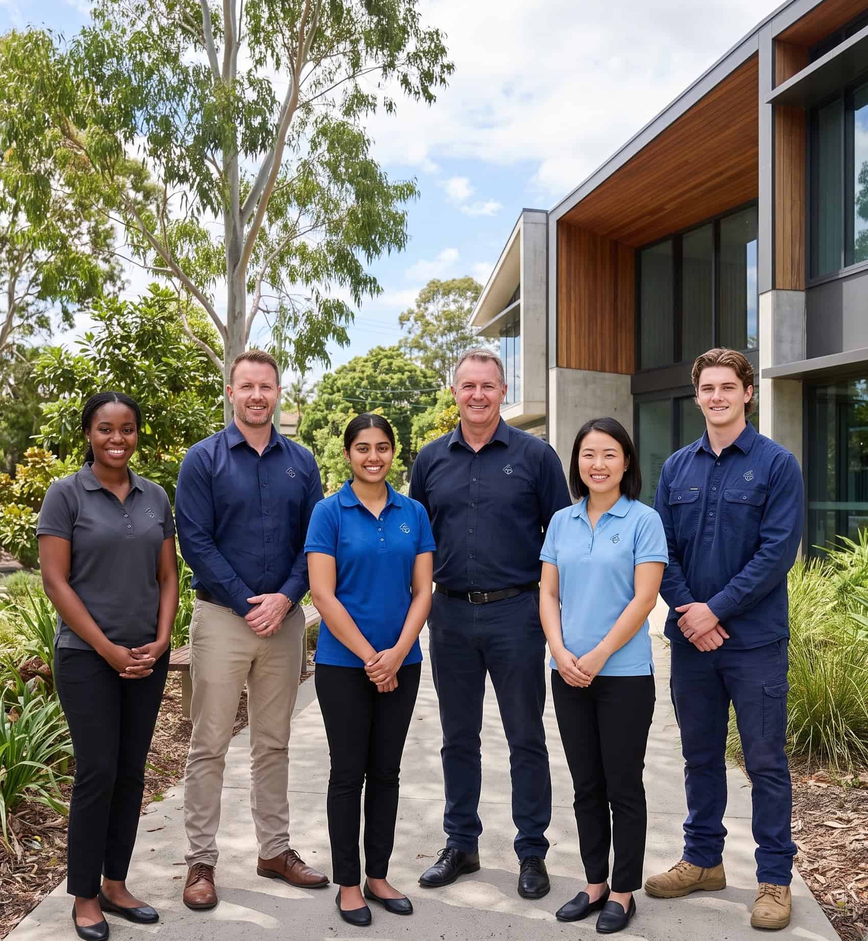 Branded business shirts for a Brisbane west company