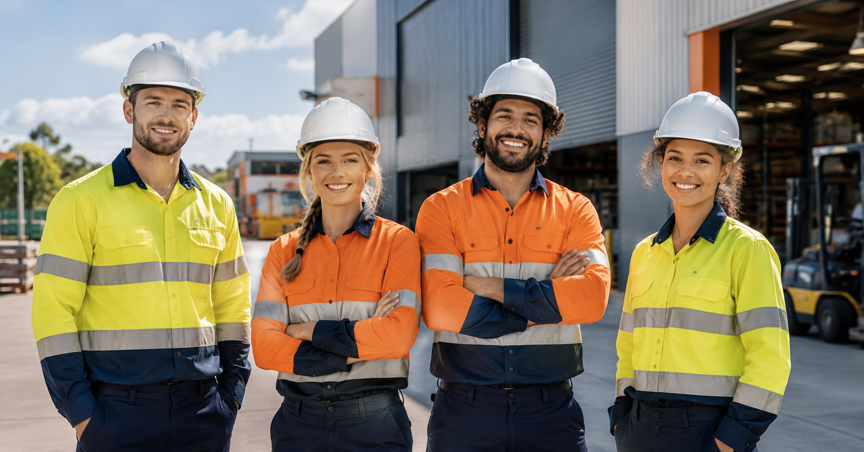 Branded hi-vis for a Capalaba industrial business