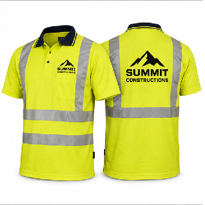 Custom Hi-Vis Polo Printing — Hi-Vis