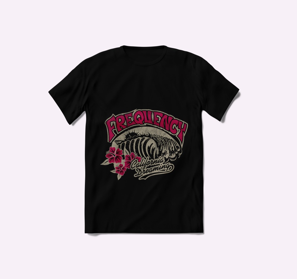 Frequency California Dreaming Surf Graphic T-Shirt — Tees