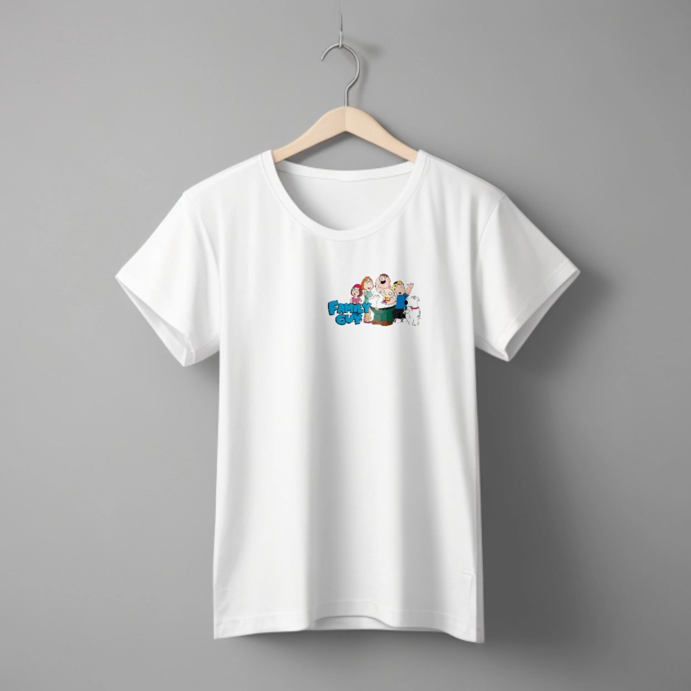 Funny Cartoon Family Graphic T-Shirt — Tees