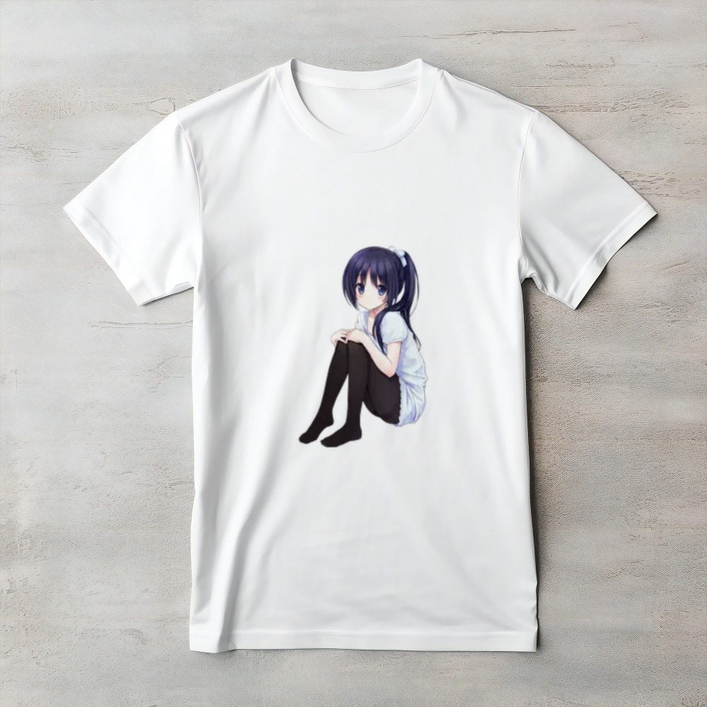Anime Girl Graphic T-Shirt – Kawaii Japanese Art Cotton Tee — Tees