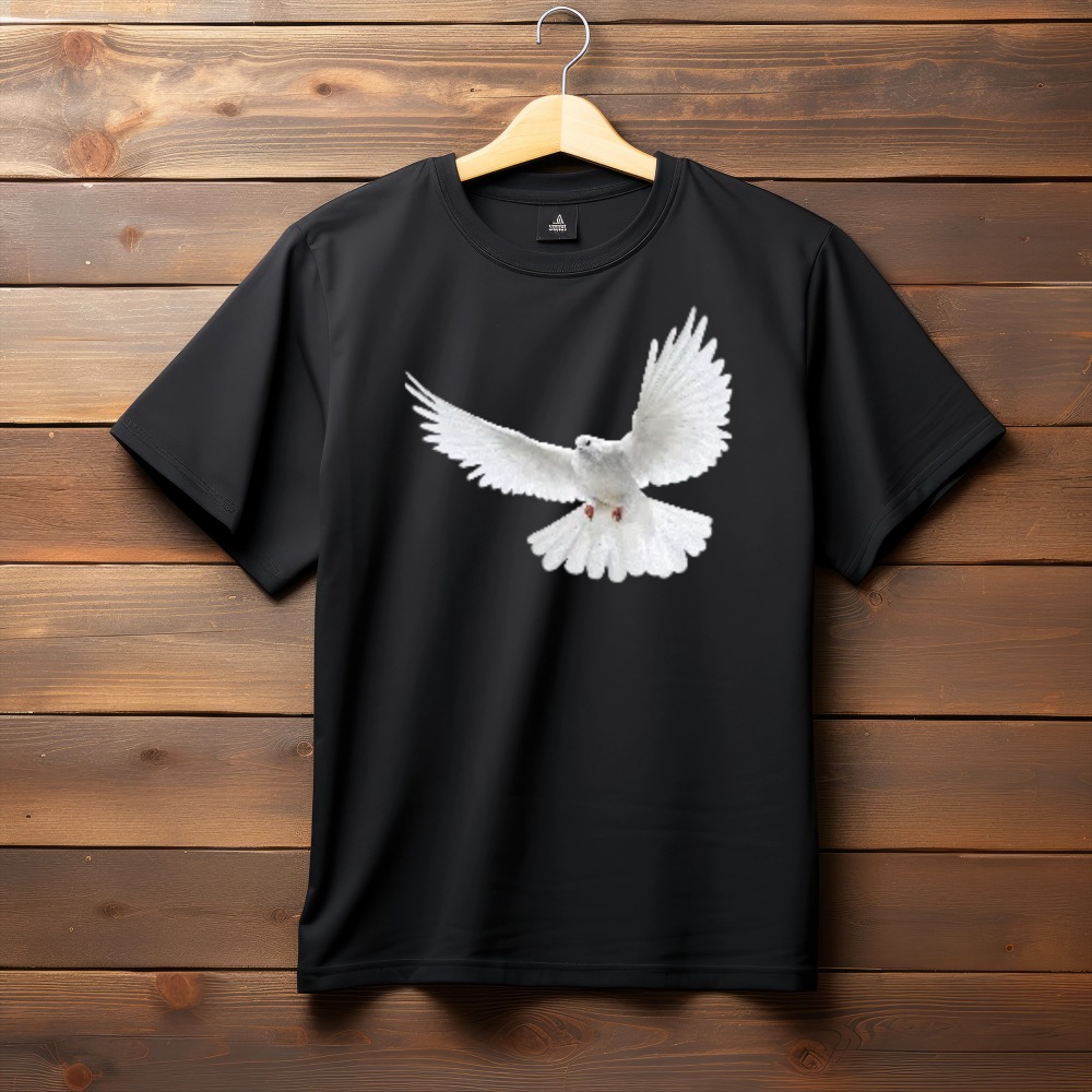 White Dove Freedom Graphic T-Shirt — Tees
