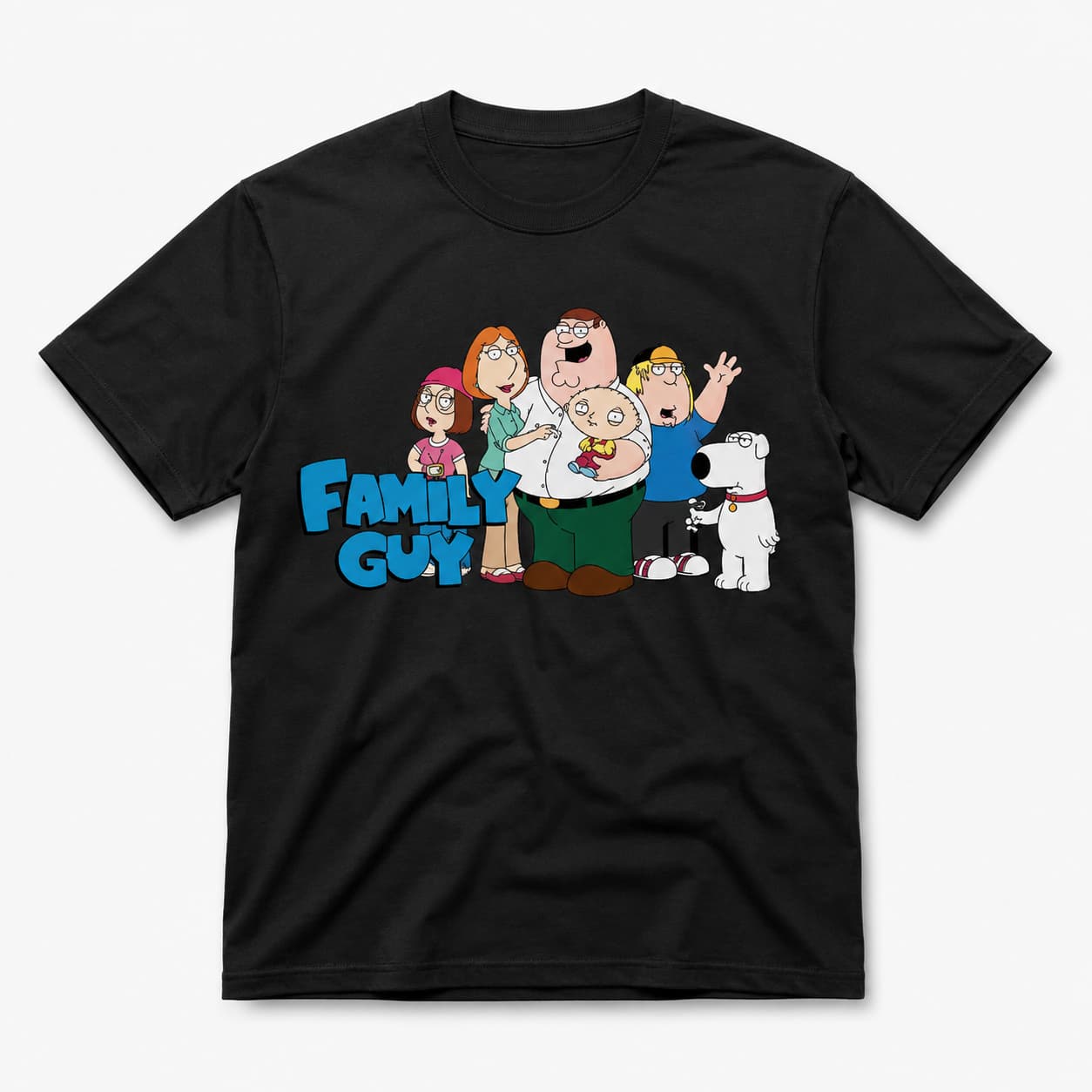 Funny Animated Family Graphic Printed T-Shirt for Men — Tees