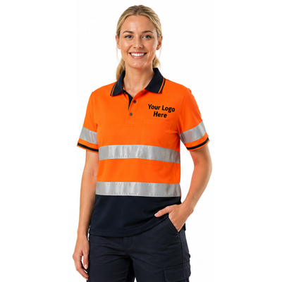 Men's Lime Hi-Vis Safety Polo Shirt — Hi-Vis