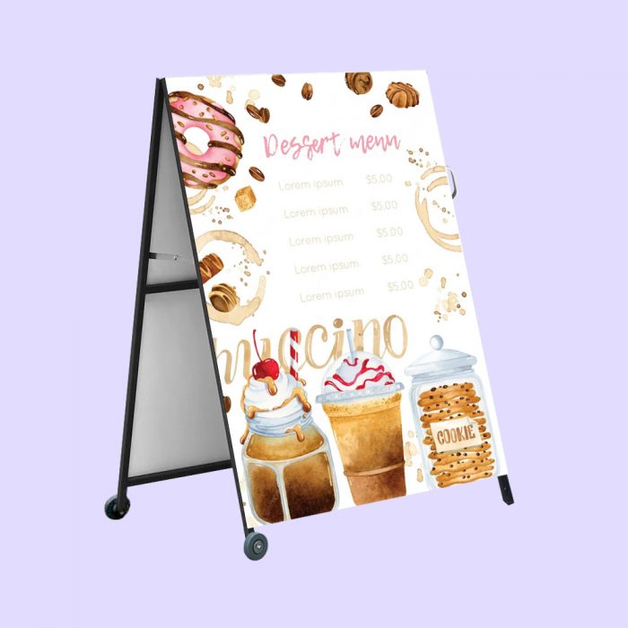 Super Large Outdoor Free Standing A-Frame Sign | A-board