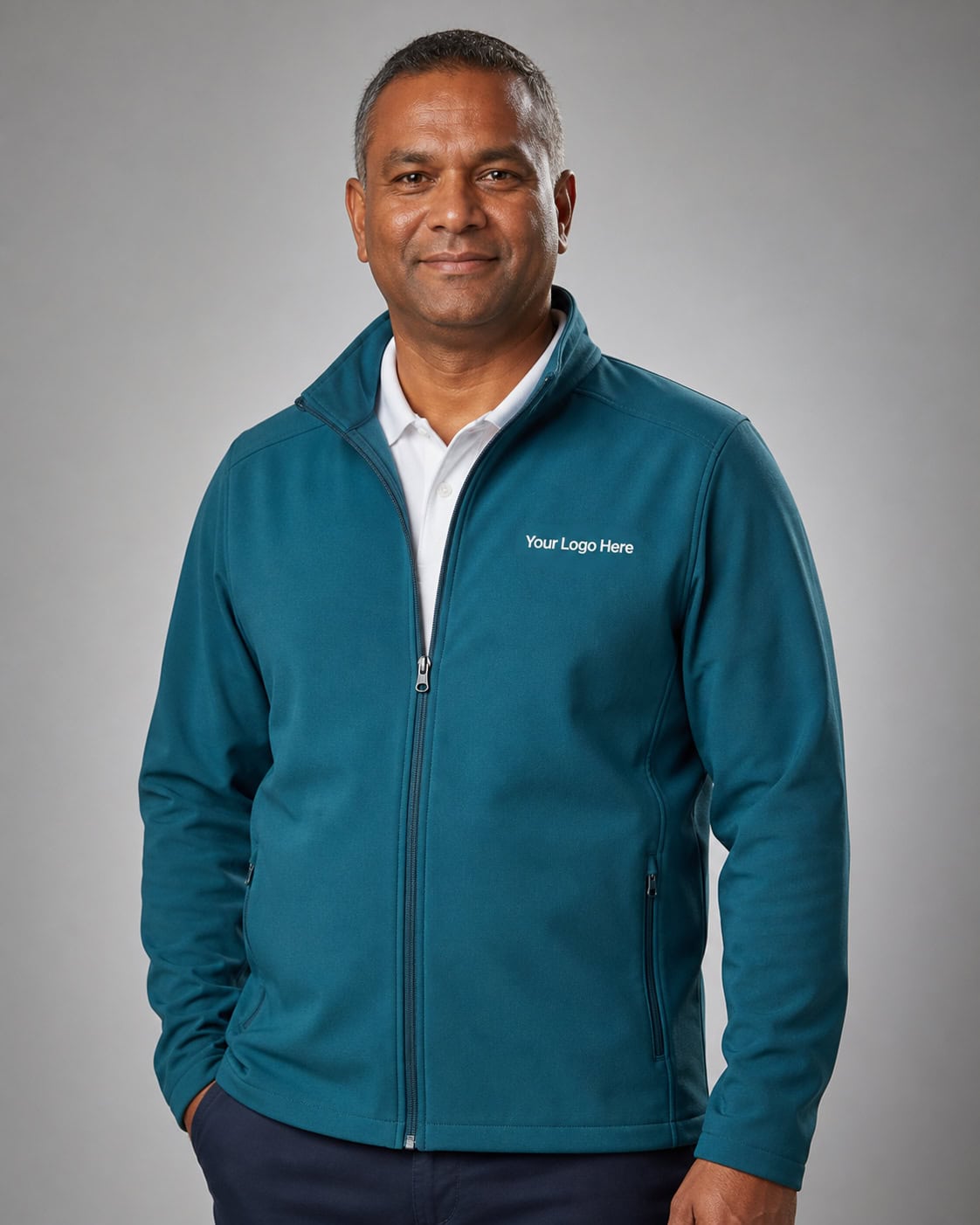 Teal Aged Care Jacket — Cardigans & Jackets