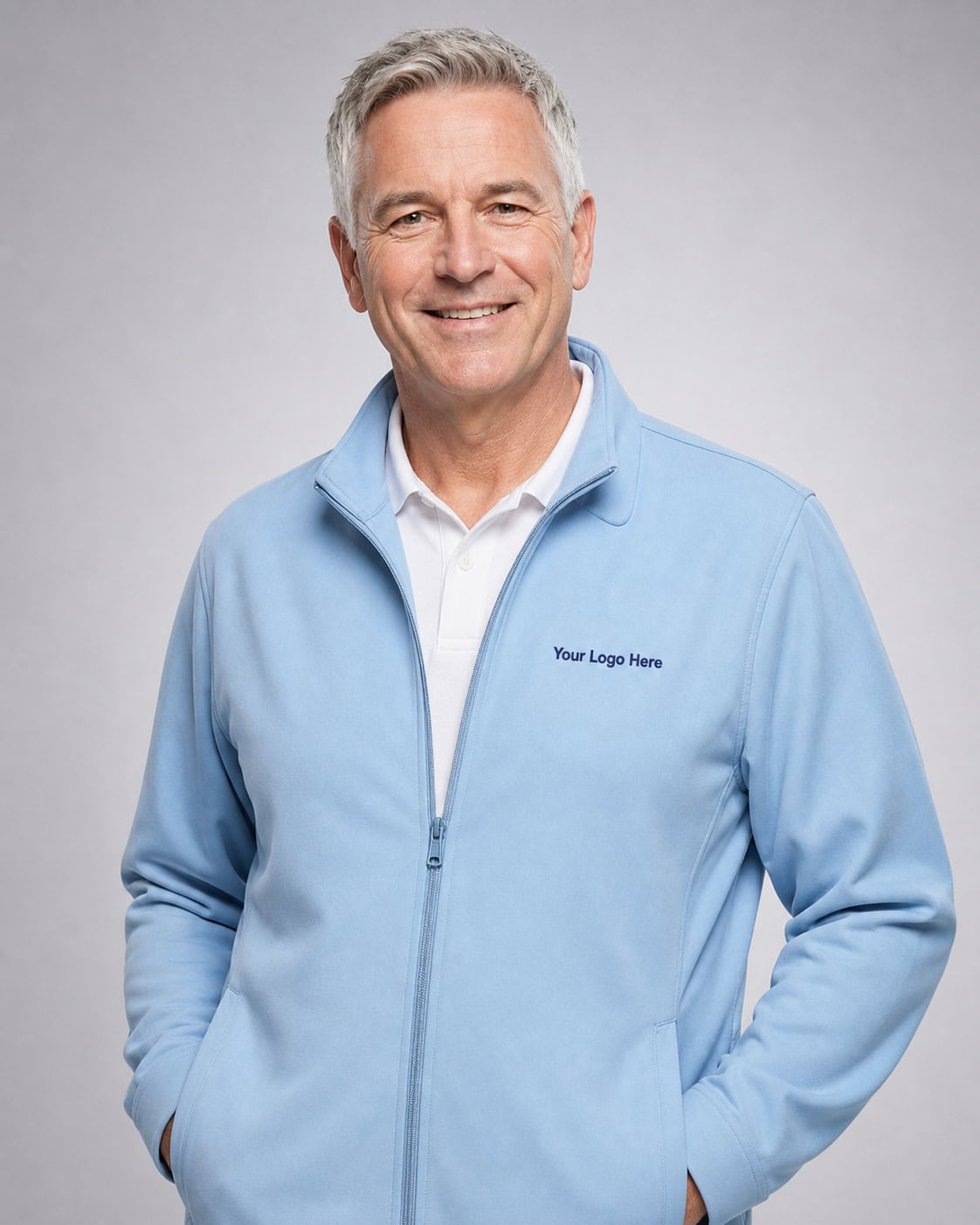 Sky Blue Aged Care Jacket — Cardigans & Jackets