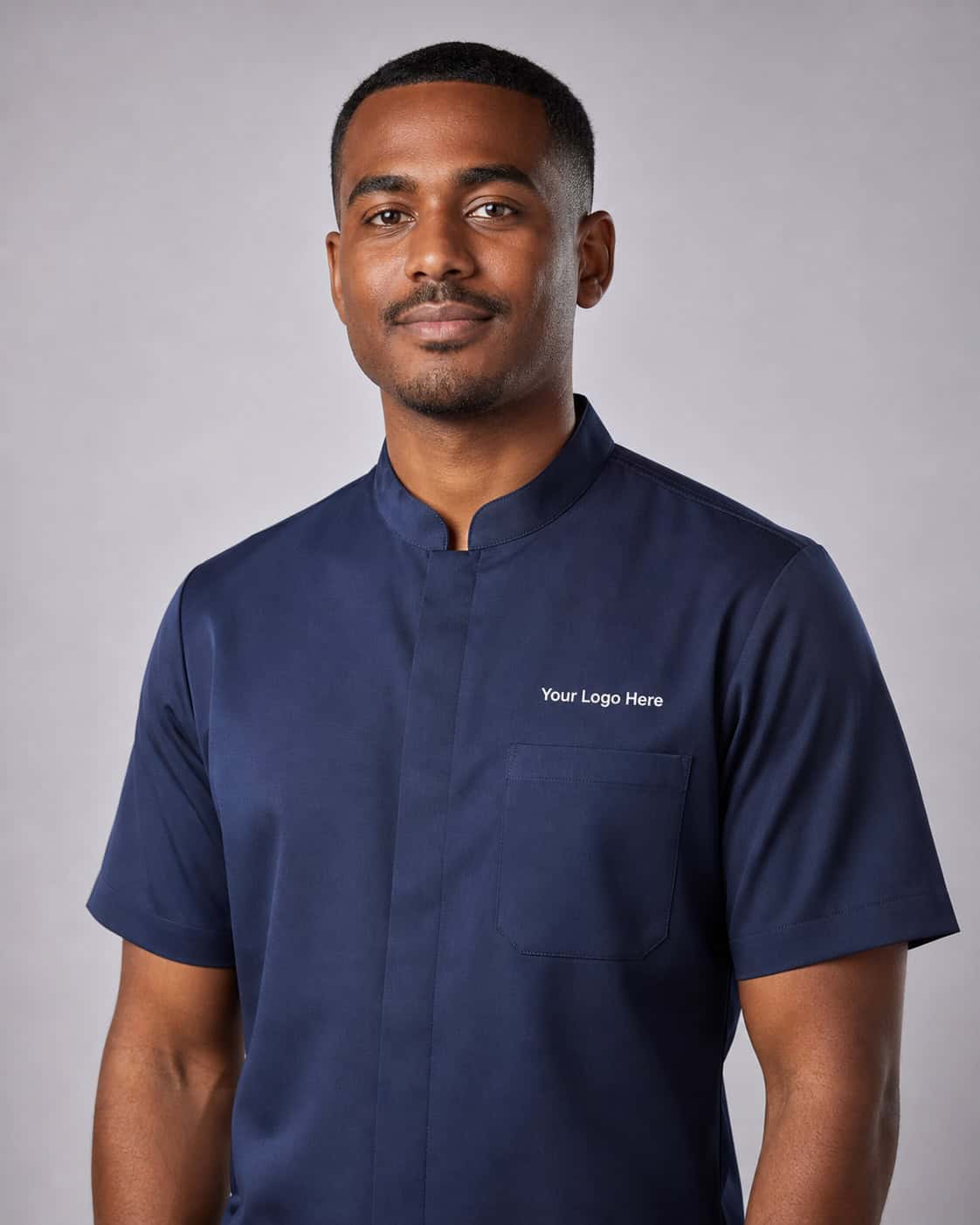 Navy Aged Care Tunic — Tunics