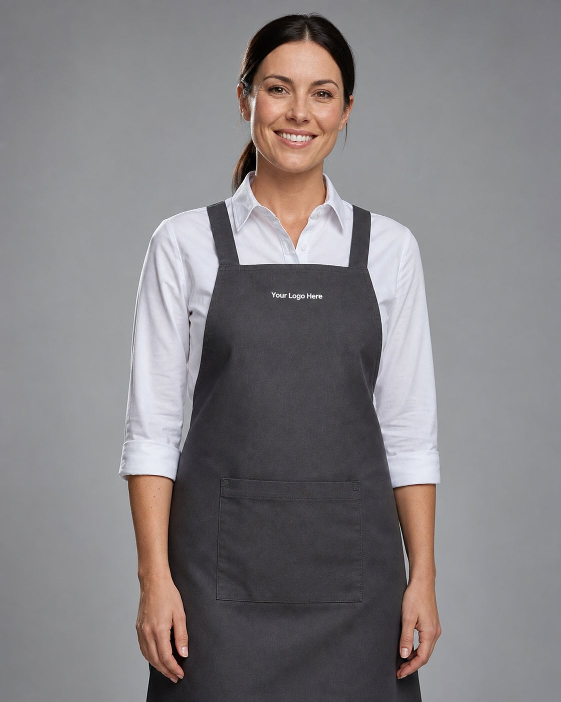 Charcoal Bib Apron – Women — Aprons