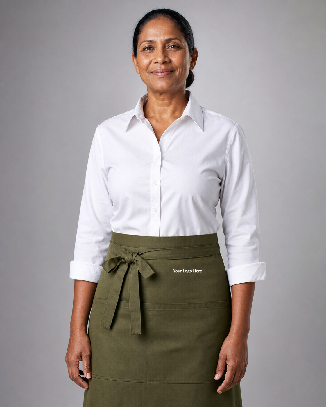 Olive Waist Apron – Women — Aprons