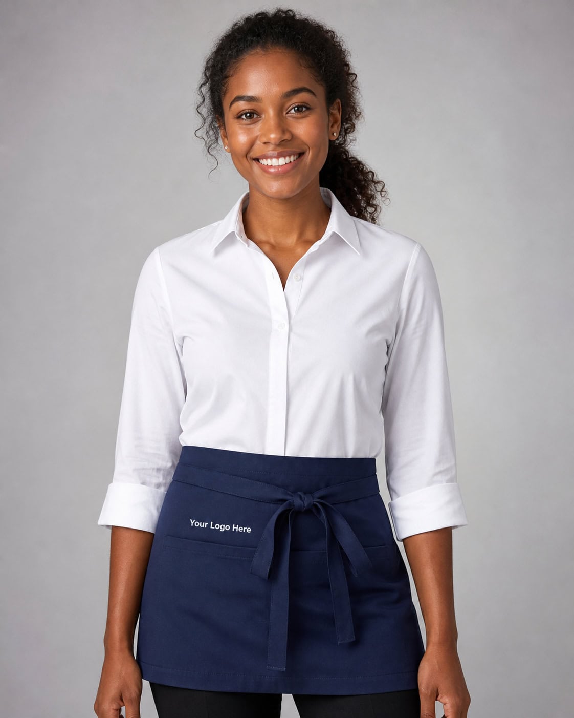 Navy Waist Apron – Women — Aprons