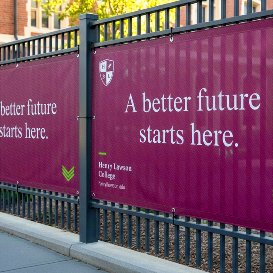 Vinyl Mesh Banners — Banners & Flags