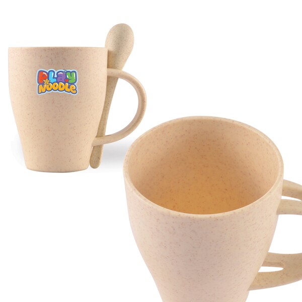 Avenue Wheat Fibre Cup and Spoon