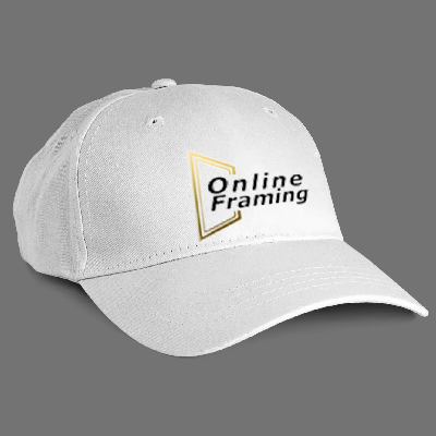 Premium White Logo Cap — Caps & Hats