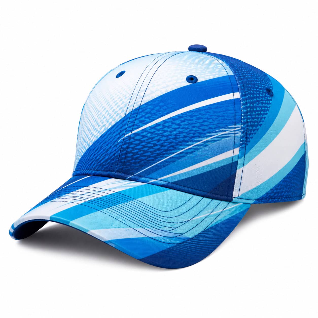 Ocean Wave Sublimation Cap — Cap