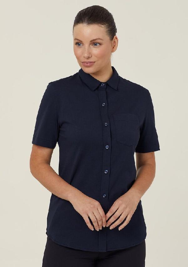 Britt Jersey Antibacterial Short Sleeve Shirt — Corporate