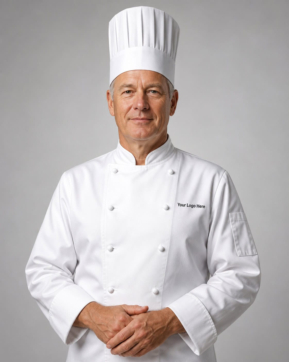 Traditional White Chef Jacket & Hat – Men — Chef Wear