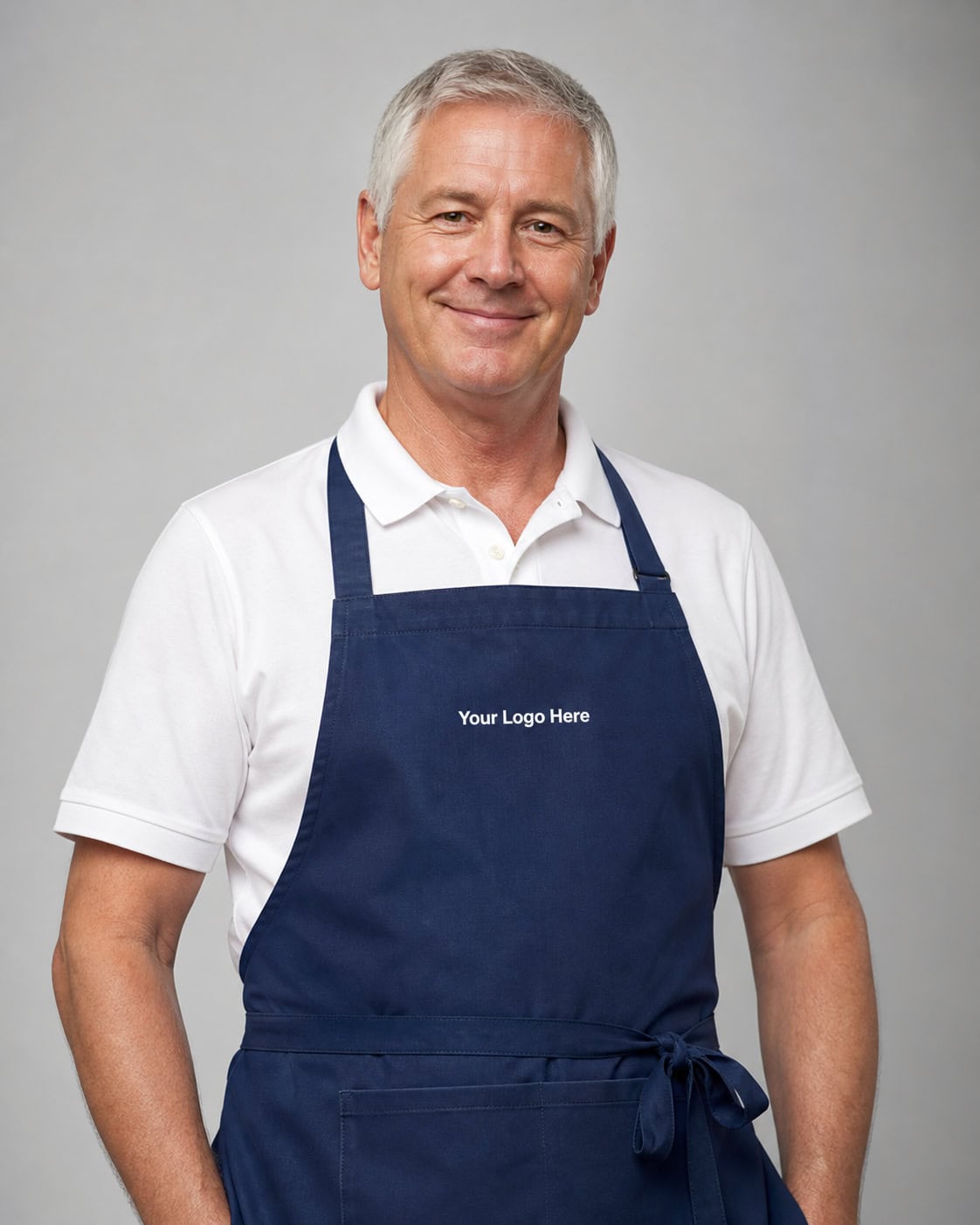Navy Childcare Bib Apron – Men — Aprons