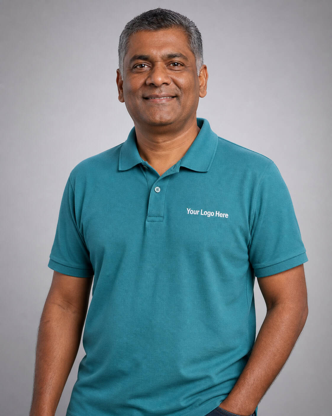 Teal Childcare Polo – Men — Polos