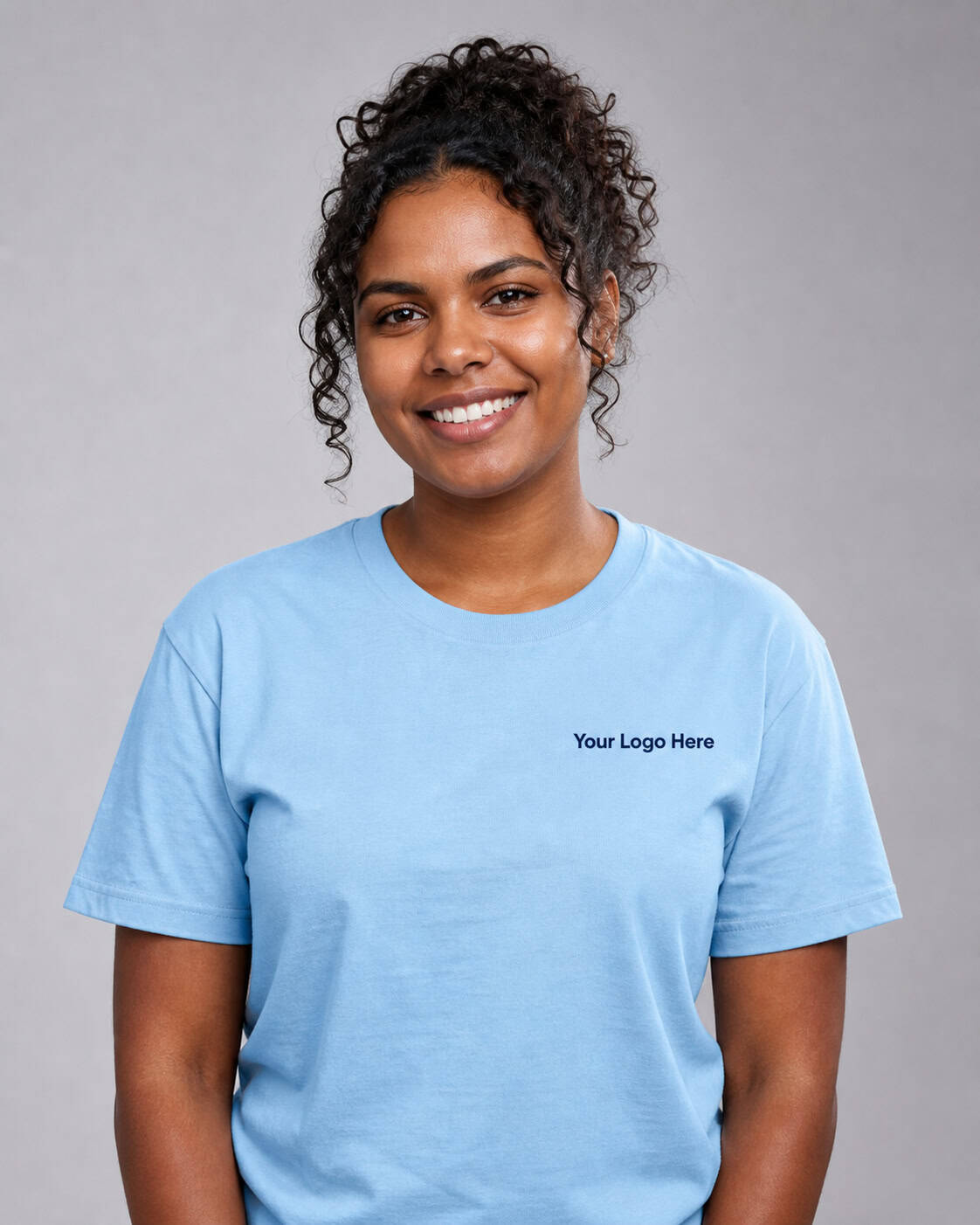 Sky Blue Childcare Tee – Women — Tees