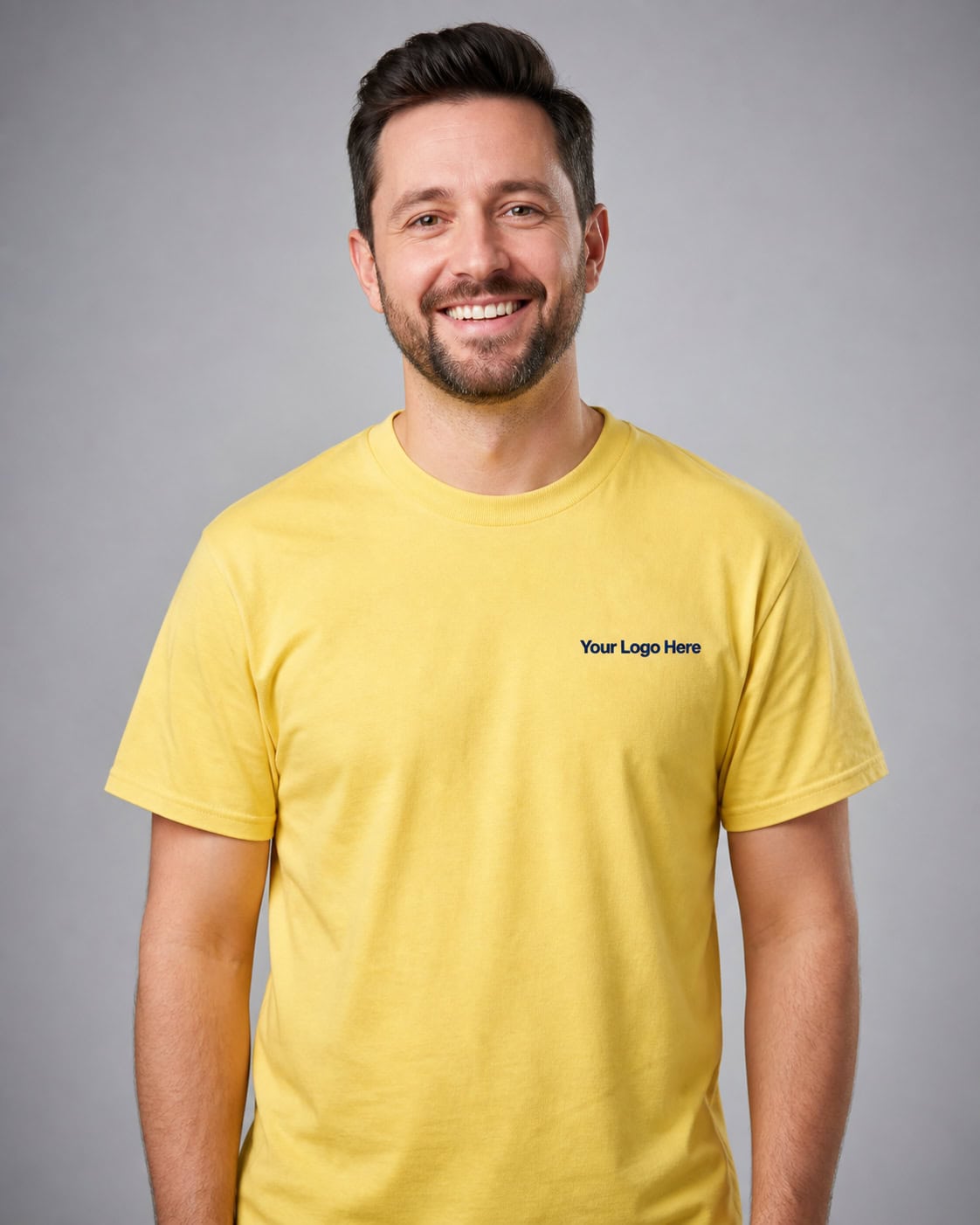 Sunshine Yellow Childcare Tee – Men — Tees