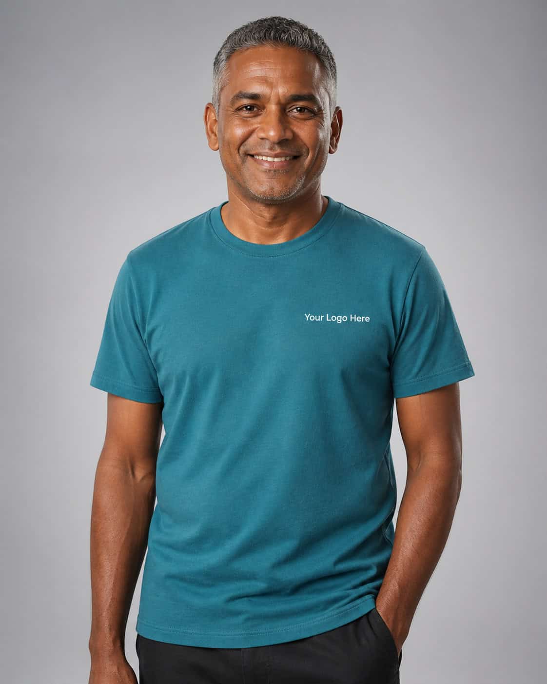 Teal Childcare Tee – Men — Tees