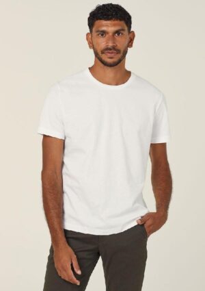 Cotton Jersey Short Sleeve Crew Neck Tee — Tee