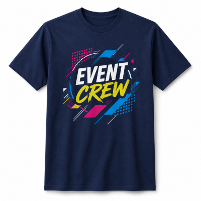 Event Crew Printed T-Shirt — Event Merch