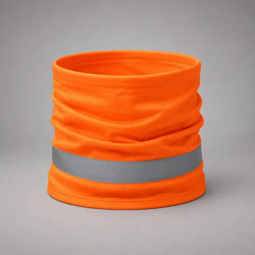 Fluorescent Orange Reflective Neck Gaiter — Hi-Vis Accessories