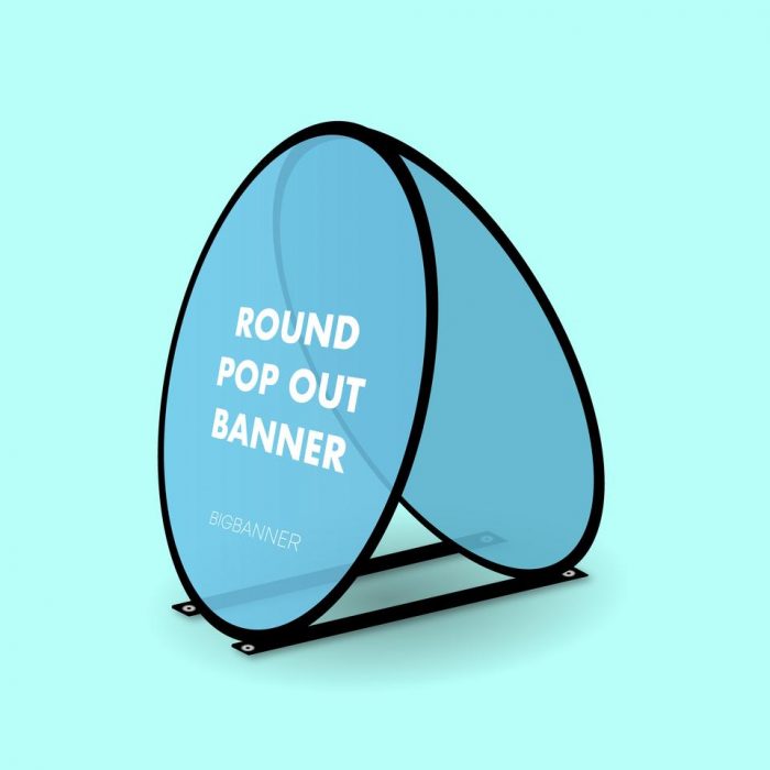 Outdoor Round Pop Out Banner