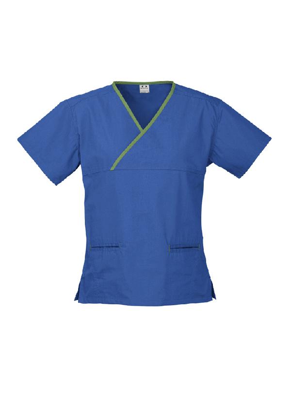 Womens Contrast Scrub Top — Scrubs