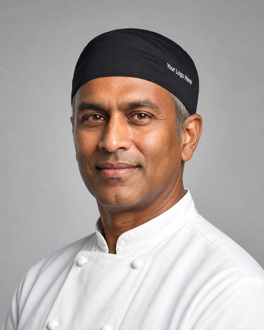 Black Chef Skull Cap – Men — Headwear