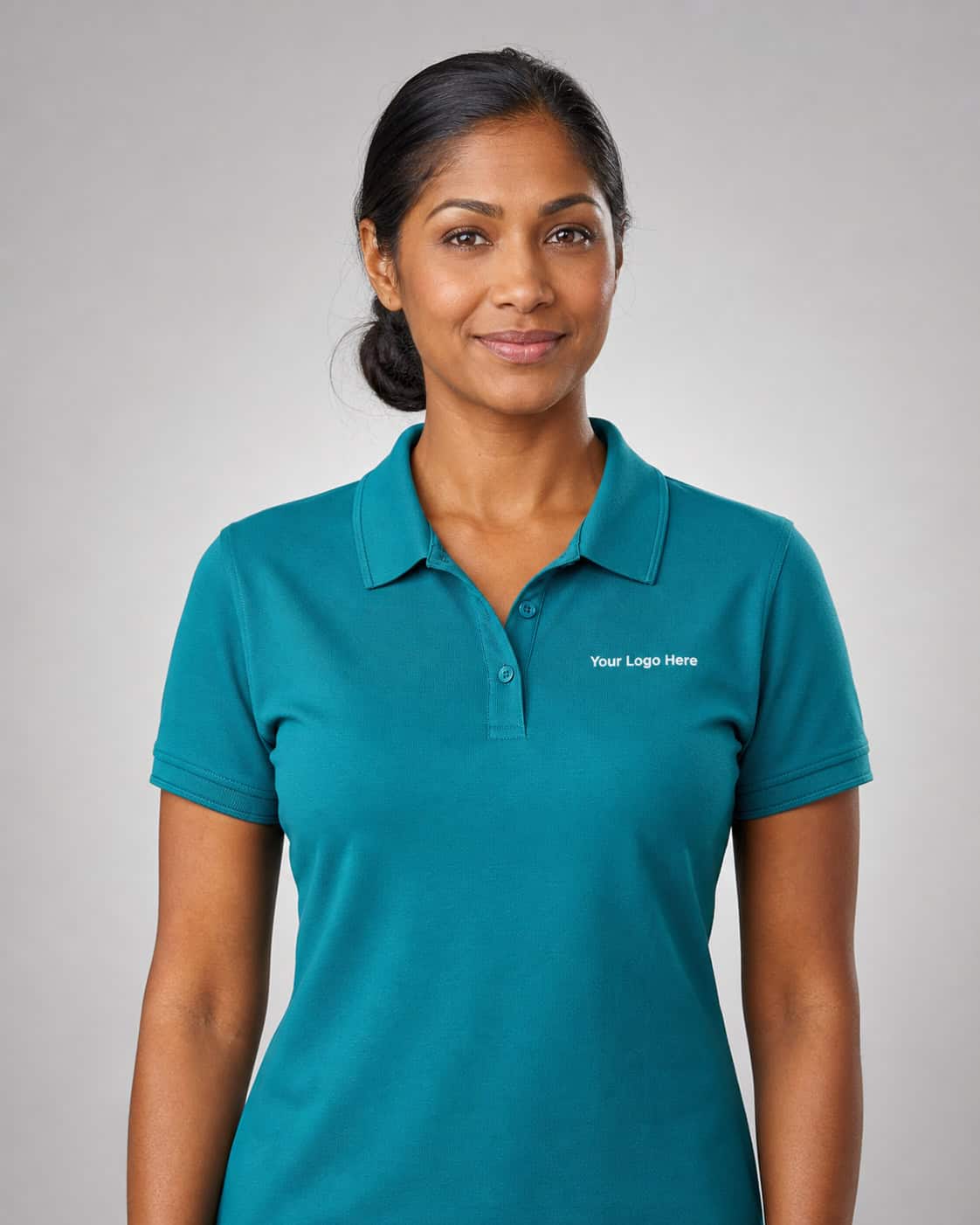 Teal Healthcare Polo — Polos