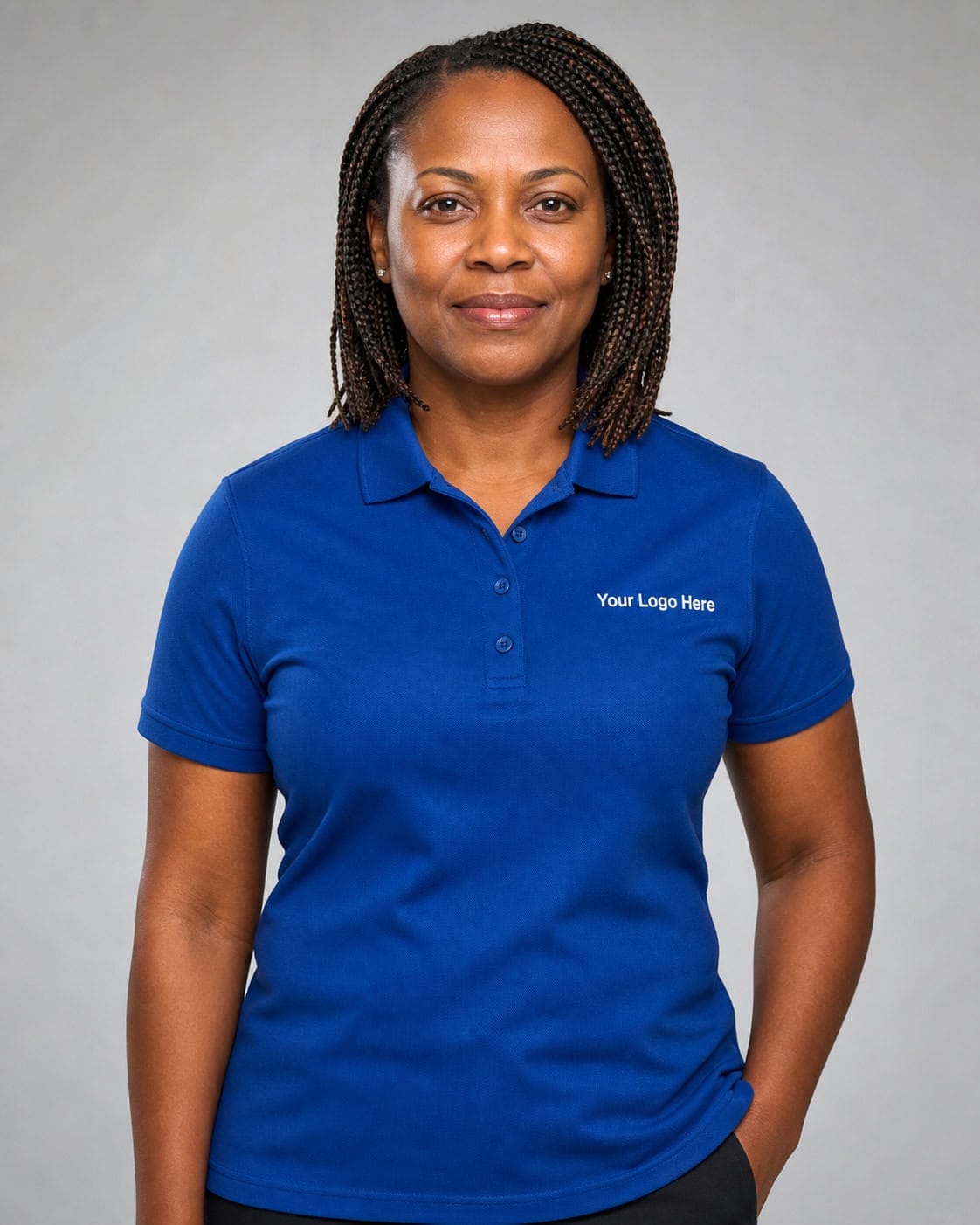 Royal Blue Healthcare Polo — Polos