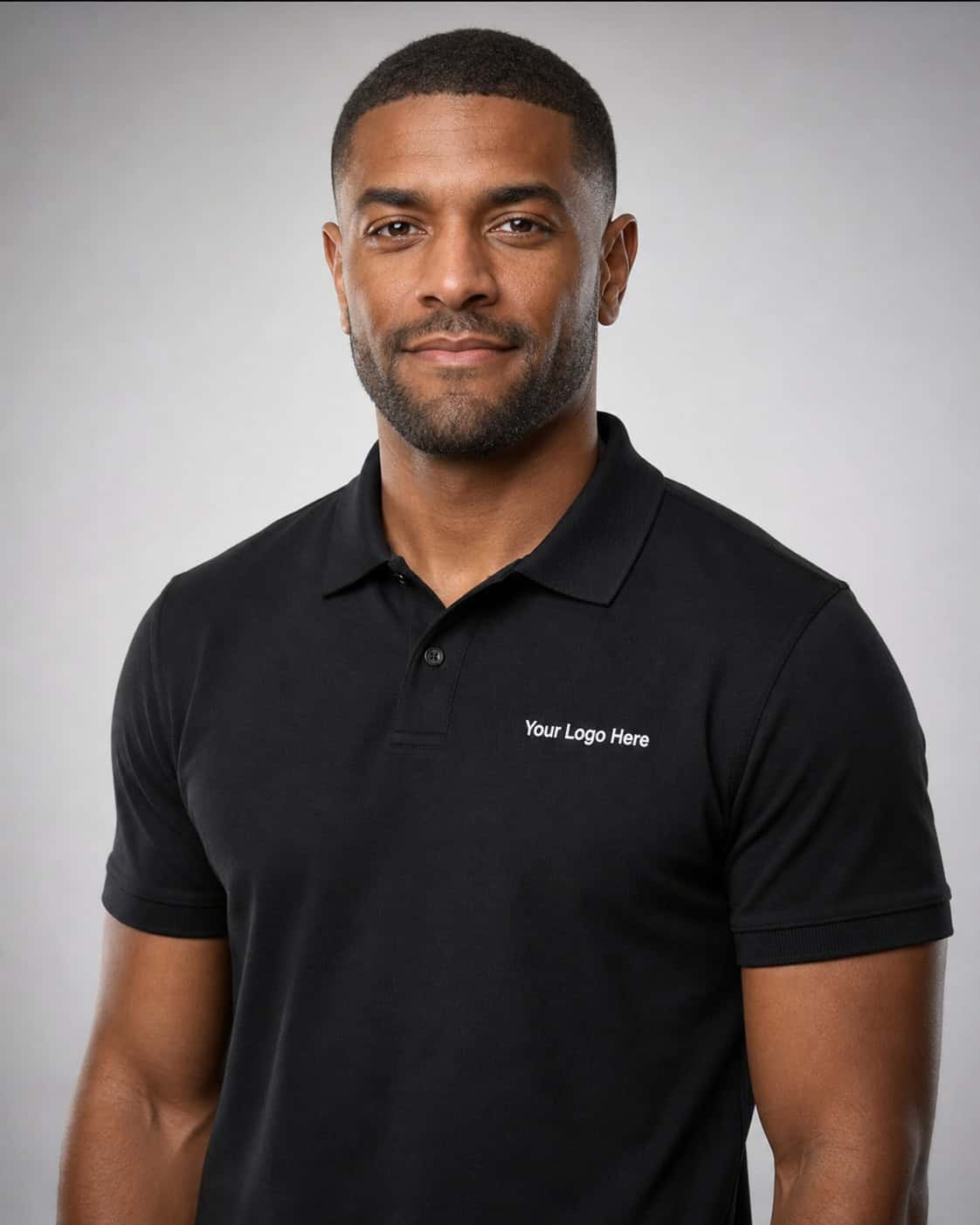 Black Healthcare Polo — Polos