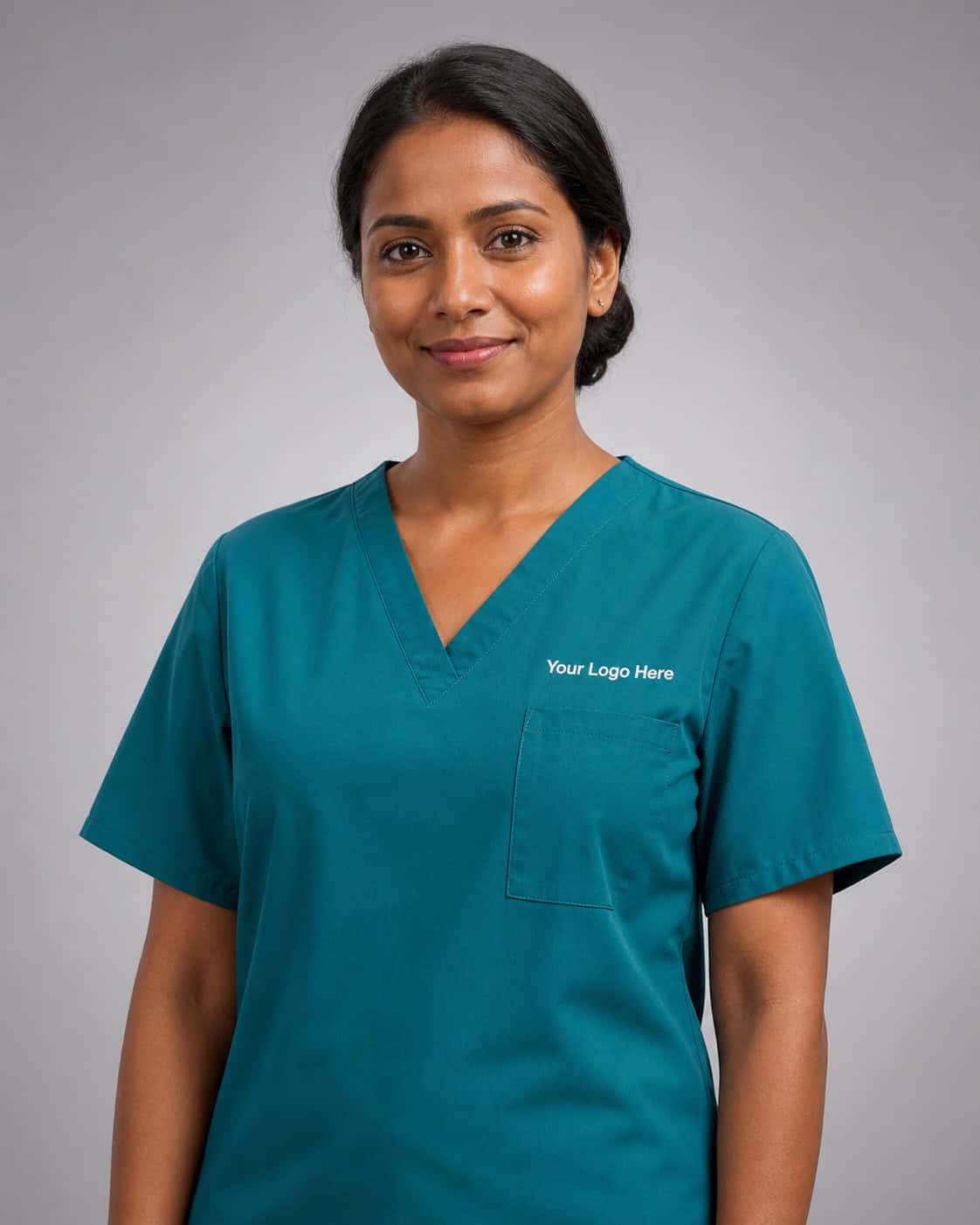 Teal Healthcare Scrub Top — Scrubs