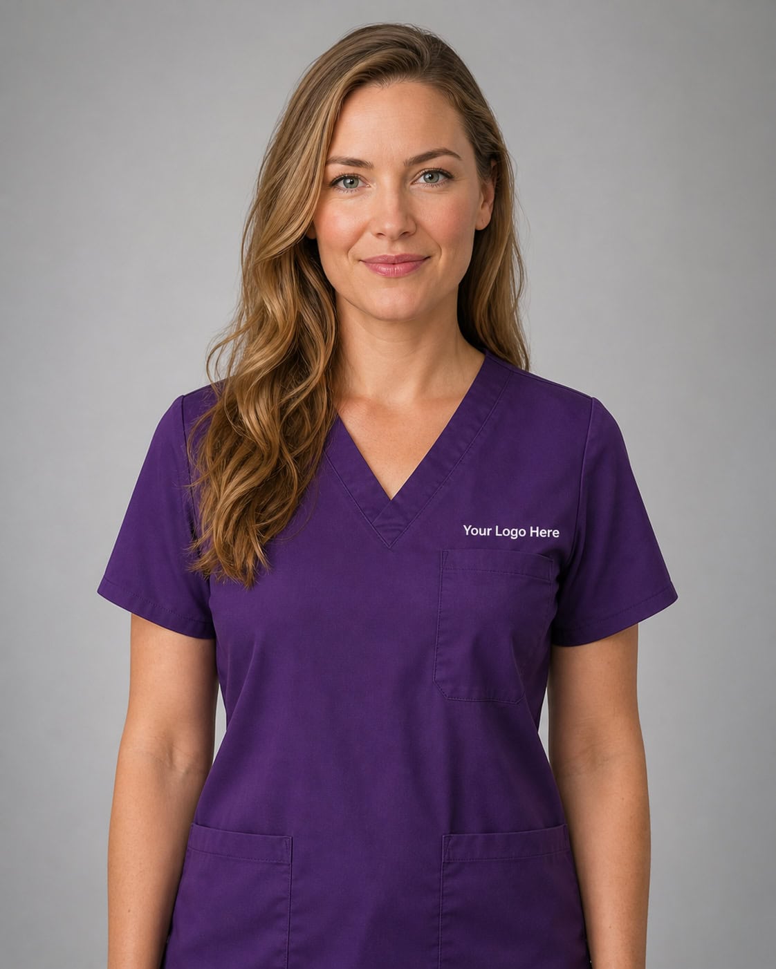 Purple Healthcare Scrub Top — Scrubs