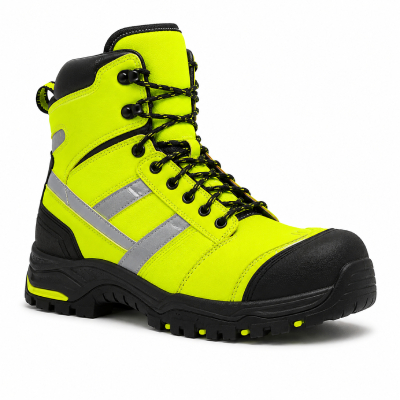 Hi-Vis Industrial Work Boot — Work Boots