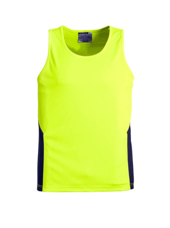 Day Only Squad Singlet — Hi-Vis