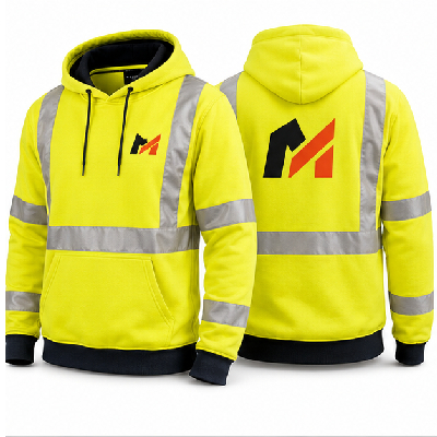 Hi-Vis Hoodie Printing — Hi-Vis
