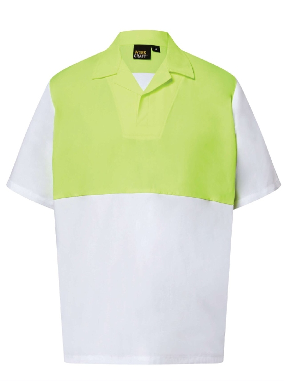 Food Industry Jacshirt with Modesty Insert — Hi-Vis