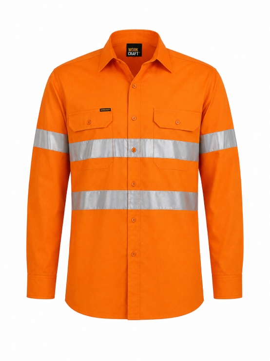 Ladies Light Weight Hi Vis Shirt with CSR Tape — Hi-Vis