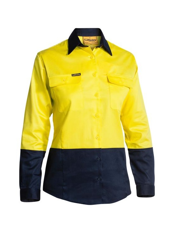 Women’s Hi Vis Drill Shirt — Hi-Vis