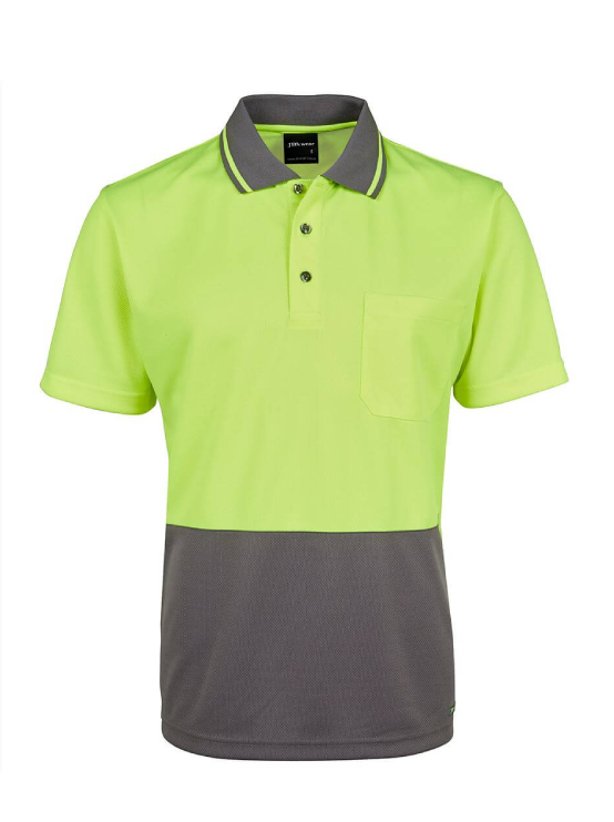 Hi Vis Non Cuff Traditional Polo — Hi-Vis